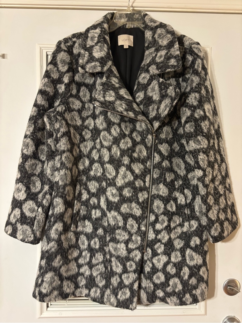 Loft Patterned Pea Coat